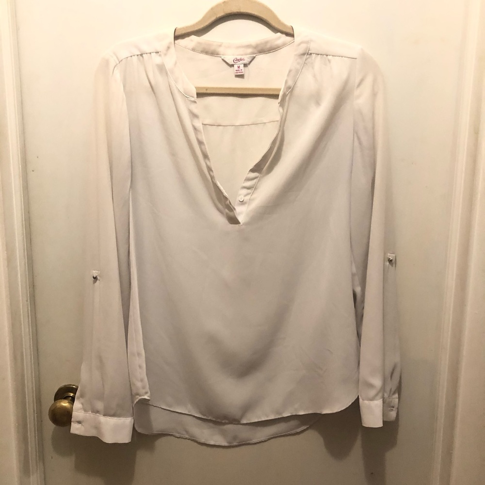 CANDIES Roll Sleeve Blouse